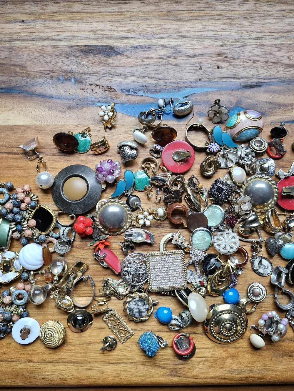 Craft Broken Clip-On And Screwback Earrings Vintage To Modern For Crafting